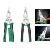 Maxbell Electricians Pliers Gripper Wiring Tools Portable Steel 8 inch Wire Stripper with Electric test