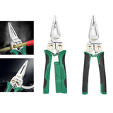 Maxbell Electricians Pliers Gripper Wiring Tools Portable Steel 8 inch Wire Stripper with Electric test