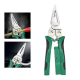 Maxbell Electricians Pliers Gripper Wiring Tools Portable Steel 8 inch Wire Stripper with Electric test