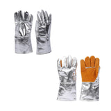 Maxbell Labor Gloves Protection Heat Insulation Wear Resistant Practical Work Gloves Silver