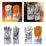 Maxbell Labor Gloves Protection Heat Insulation Wear Resistant Practical Work Gloves Silver