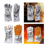 Maxbell Labor Gloves Protection Heat Insulation Wear Resistant Practical Work Gloves Silver
