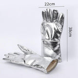 Maxbell Labor Gloves Protection Heat Insulation Wear Resistant Practical Work Gloves Silver