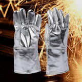 Maxbell Labor Gloves Protection Heat Insulation Wear Resistant Practical Work Gloves Silver