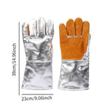 Maxbell Labor Gloves Protection Heat Insulation Wear Resistant Practical Work Gloves Orange
