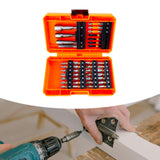 Maxbell 39Pcs Screwdriver Bit Set Sturdy Multipurpose for Electric Drill 15x10x4.7cm