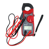 Maxbell Digital Clamp Meter Multimeter Tester Practical Tool Sturdy DC Multimeter Red Black