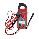 Maxbell Digital Clamp Meter Multimeter Tester Practical Tool Sturdy DC Multimeter Red Black