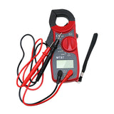 Maxbell Digital Clamp Meter Multimeter Tester Practical Tool Sturdy DC Multimeter Red Black
