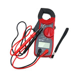 Maxbell Digital Clamp Meter Multimeter Tester Practical Tool Sturdy DC Multimeter Red Black