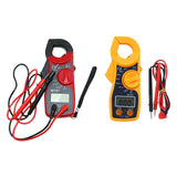 Maxbell Digital Clamp Meter Multimeter Tester Practical Tool Sturdy DC Multimeter Red Black