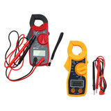 Maxbell Digital Clamp Meter Multimeter Tester Practical Tool Sturdy DC Multimeter Red Black