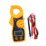 Maxbell Digital Clamp Meter Multimeter Tester Practical Tool Sturdy DC Multimeter Orange Black