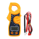 Maxbell Digital Clamp Meter Multimeter Tester Practical Tool Sturdy DC Multimeter Orange Black