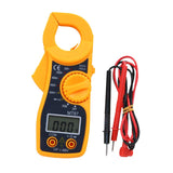 Maxbell Digital Clamp Meter Multimeter Tester Practical Tool Sturdy DC Multimeter Orange Black
