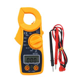 Maxbell Digital Clamp Meter Multimeter Tester Practical Tool Sturdy DC Multimeter Orange Black