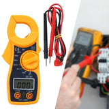 Maxbell Digital Clamp Meter Multimeter Tester Practical Tool Sturdy DC Multimeter Orange Black