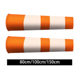 Maxbell 2Pcs Windsock Wind Measurement Sock Wind Indicator for Yard Airport Windsock 0.8 Meter