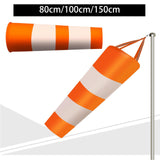 Maxbell 2Pcs Windsock Wind Measurement Sock Wind Indicator for Yard Airport Windsock 0.8 Meter