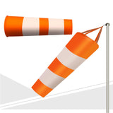 Maxbell 2Pcs Windsock Wind Measurement Sock Wind Indicator for Yard Airport Windsock 1 Meter