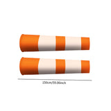 Maxbell 2Pcs Windsock Wind Measurement Sock Wind Indicator for Yard Airport Windsock 1.5 Meter