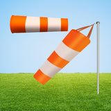 Maxbell 2Pcs Windsock Wind Measurement Sock Wind Indicator for Yard Airport Windsock 1.5 Meter