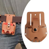 Maxbell Tape Measure Waist Bag Leather Tool Pouch for Work Shop Car Carpenter