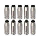 Maxbell 10 Pieces 15AK Welding Torch Nozzle Replace Professional 14AK Conical Nozzle