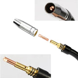 Maxbell 10 Pieces 15AK Welding Torch Nozzle Replace Professional 14AK Conical Nozzle