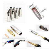 Maxbell 10 Pieces 15AK Welding Torch Nozzle Replace Professional 14AK Conical Nozzle