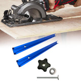 Maxbell T Track Miter Track Jig Kit Easily Install Lightweight Universal Accessories Blue