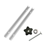 Maxbell T Track Miter Track Jig Kit Easily Install Lightweight Universal Accessories Silvery