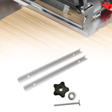 Maxbell T Track Miter Track Jig Kit Easily Install Lightweight Universal Accessories Silvery