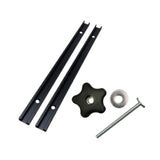 Maxbell T Track Miter Track Jig Kit Easily Install Lightweight Universal Accessories Black