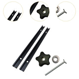 Maxbell T Track Miter Track Jig Kit Easily Install Lightweight Universal Accessories Black