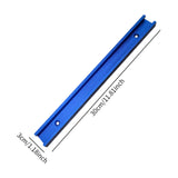 Maxbell Woodworking T Track Universal Replaces Accessories Easy to Install Connector 30 cmx3 cm Blue
