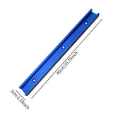 Maxbell Woodworking T Track Universal Replaces Accessories Easy to Install Connector 40 cmx3 cm Blue