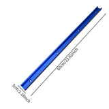 Maxbell Woodworking T Track Universal Replaces Accessories Easy to Install Connector 60 cmx3 cm Blue