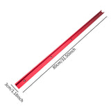 Maxbell Woodworking T Track Universal Replaces Accessories Easy to Install Connector 80 cmx3 cm Red