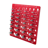 Maxbell Nut and Bolt Thread Checker Square and Metric Bolt Identifier Board