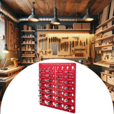 Maxbell Nut and Bolt Thread Checker Square and Metric Bolt Identifier Board
