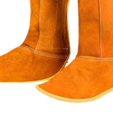 Maxbell Welding Safety Boot Covers 1 Pair High Performance PU Leather Welding Spats