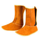 Maxbell Welding Safety Boot Covers 1 Pair High Performance PU Leather Welding Spats
