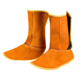 Maxbell Welding Safety Boot Covers 1 Pair High Performance PU Leather Welding Spats