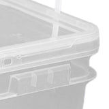 Maxbell 4L Square Bucket Heavy Duty for Construction Car Washing Garage Organization Transparent