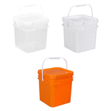 Maxbell 10L Square Bucket for Outdoor Picnics Home Improvement Garage Organization