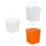 Maxbell 10L Square Bucket for Outdoor Picnics Home Improvement Garage Organization