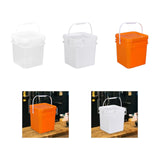 Maxbell 10L Square Bucket for Outdoor Picnics Home Improvement Garage Organization