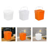 Maxbell 10L Square Bucket for Outdoor Picnics Home Improvement Garage Organization