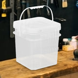 Maxbell 10L Square Bucket for Outdoor Picnics Home Improvement Garage Organization